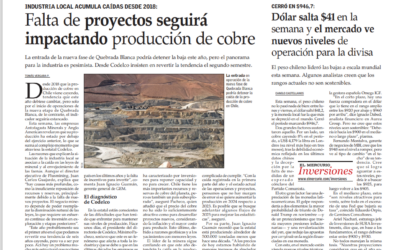Nota en diario El Mercurio